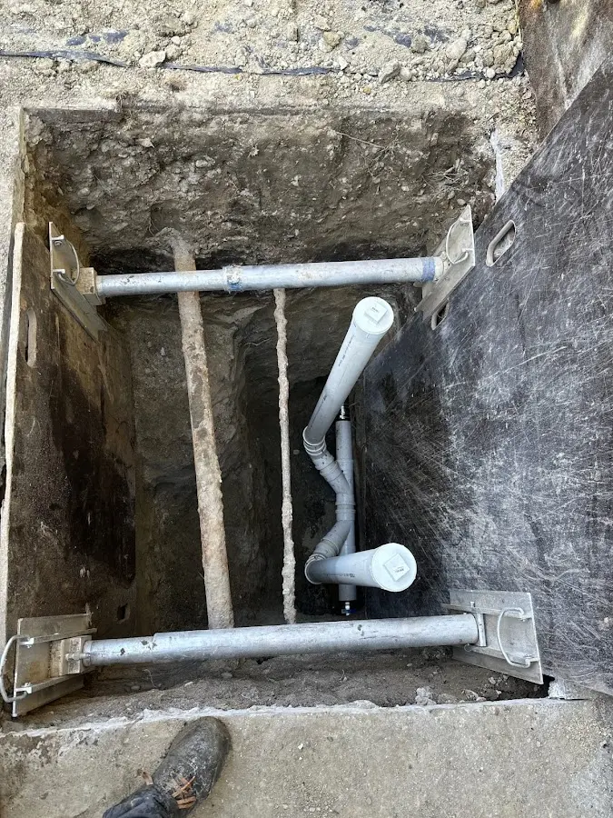 Experienced plumber completing Gas Line Repair work in Cedar Lake